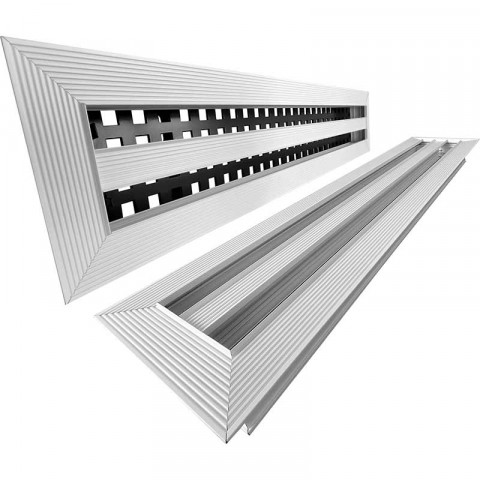 Линейный диффузор скрытого монтажа VL-S под шпаклевку